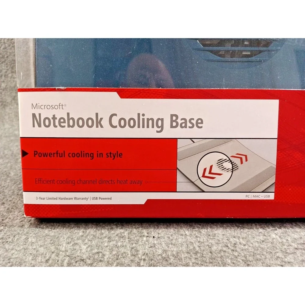 Microsoft Notebook Cooling Base Microsoft Hardware USB Powered